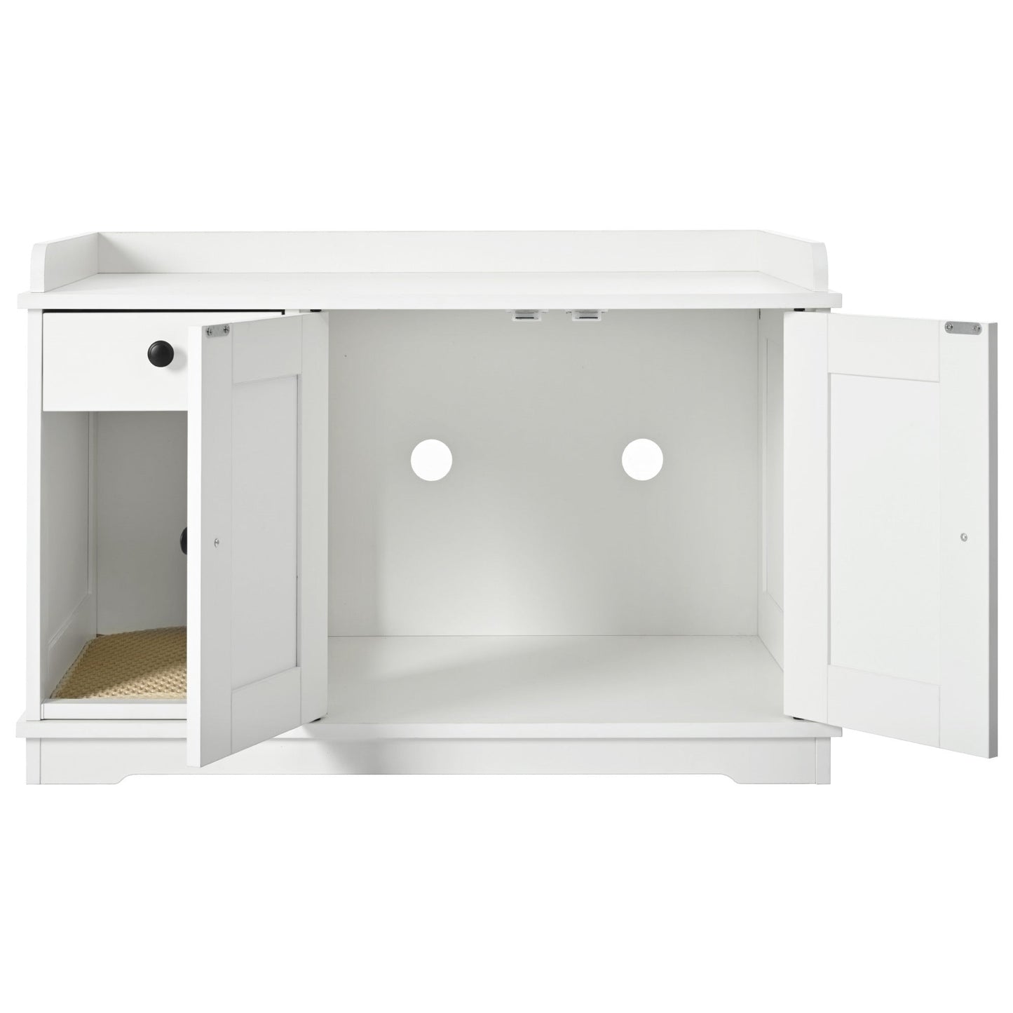 Cat Litter Box Enclosure, Litter Box Furniture Hidden with Cat Litter